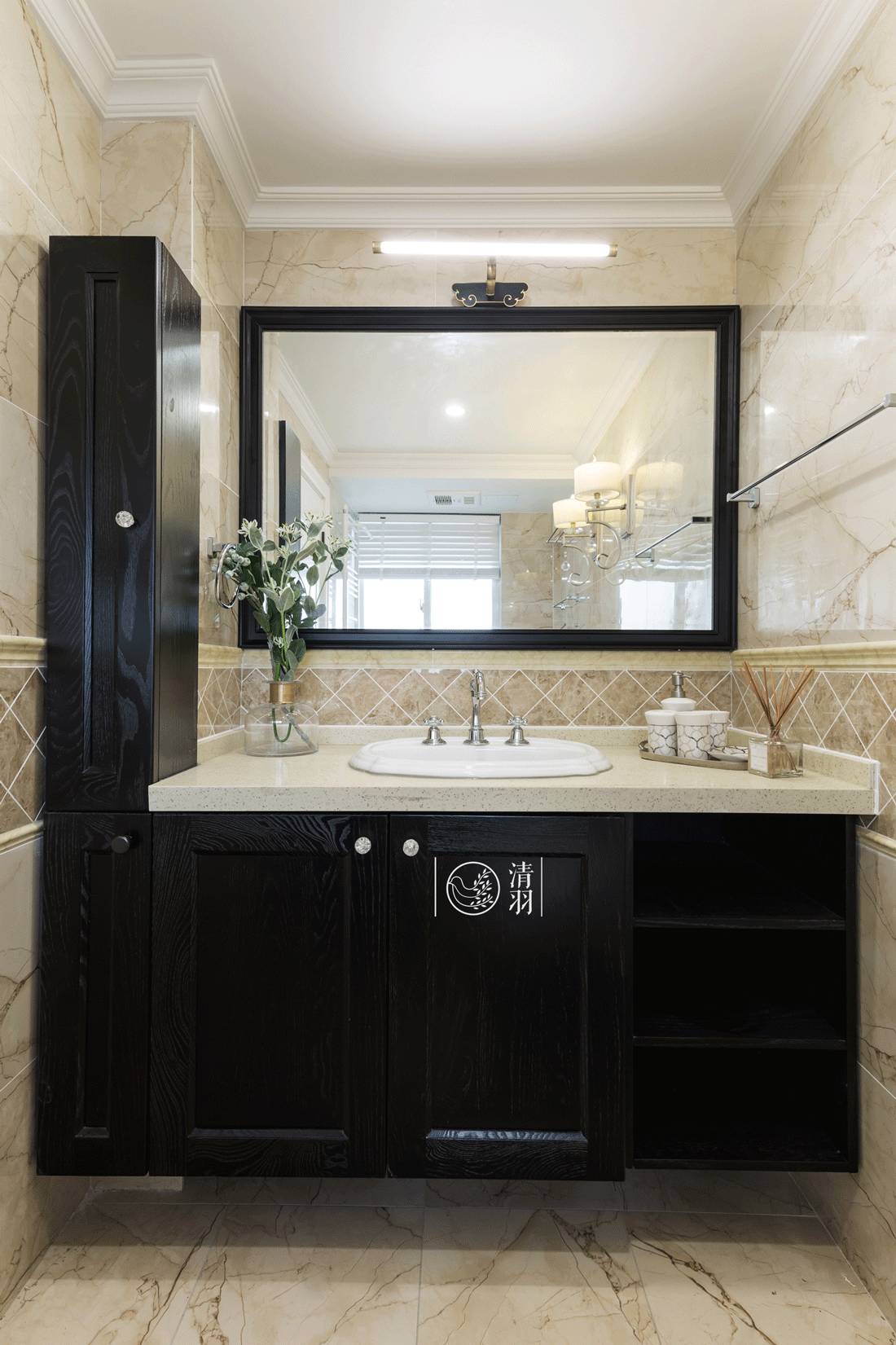 优雅知性，成都 180 平米美式四居室设计-60