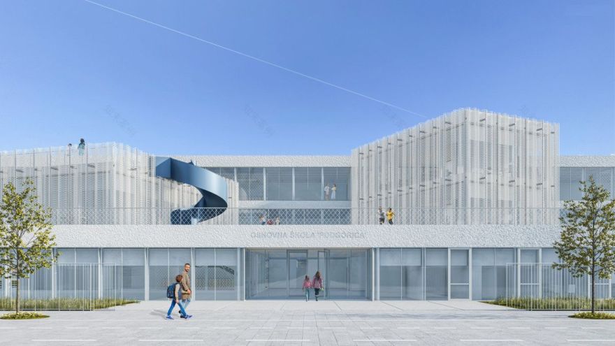 Podgorica新小学建筑设计丨来自黑山和匈牙利的建筑师团队(Mirko Popović等)-0