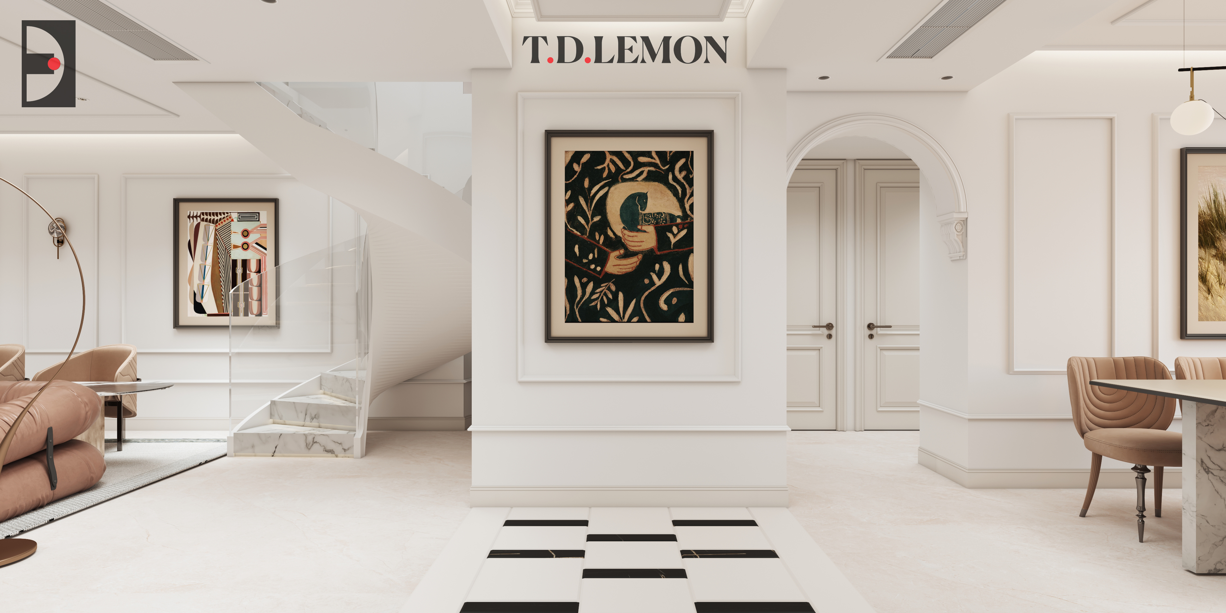 浙江温州融悦东方复式公寓法式浪漫丨中国温州丨T.D.LEMON-7