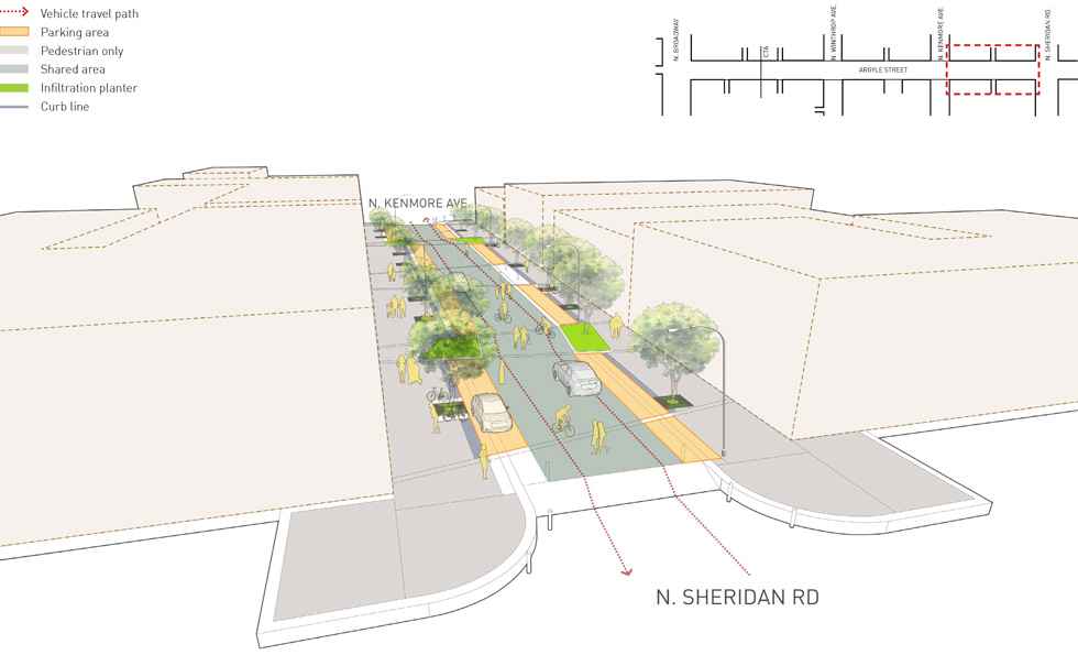 Argyle Shared Street Streetscape-11