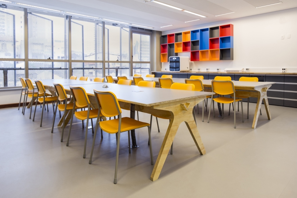 巴西 Bradesco 基金会学校 | 旧建筑新生命,垂直校园的绿色创新-36