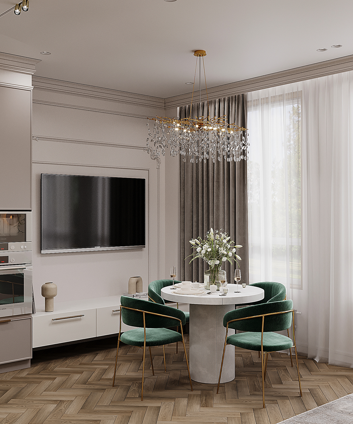 GENTLE LUXURY室内设计丨俄罗斯秋明丨Morion（设计师Valeriia Voronchikhina）-22