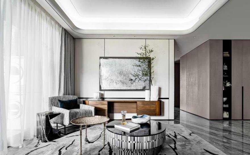 深圳前海妈湾锦尚公馆样板间丨中国深圳丨聚舍联合设计,矩阵鸣翠-12