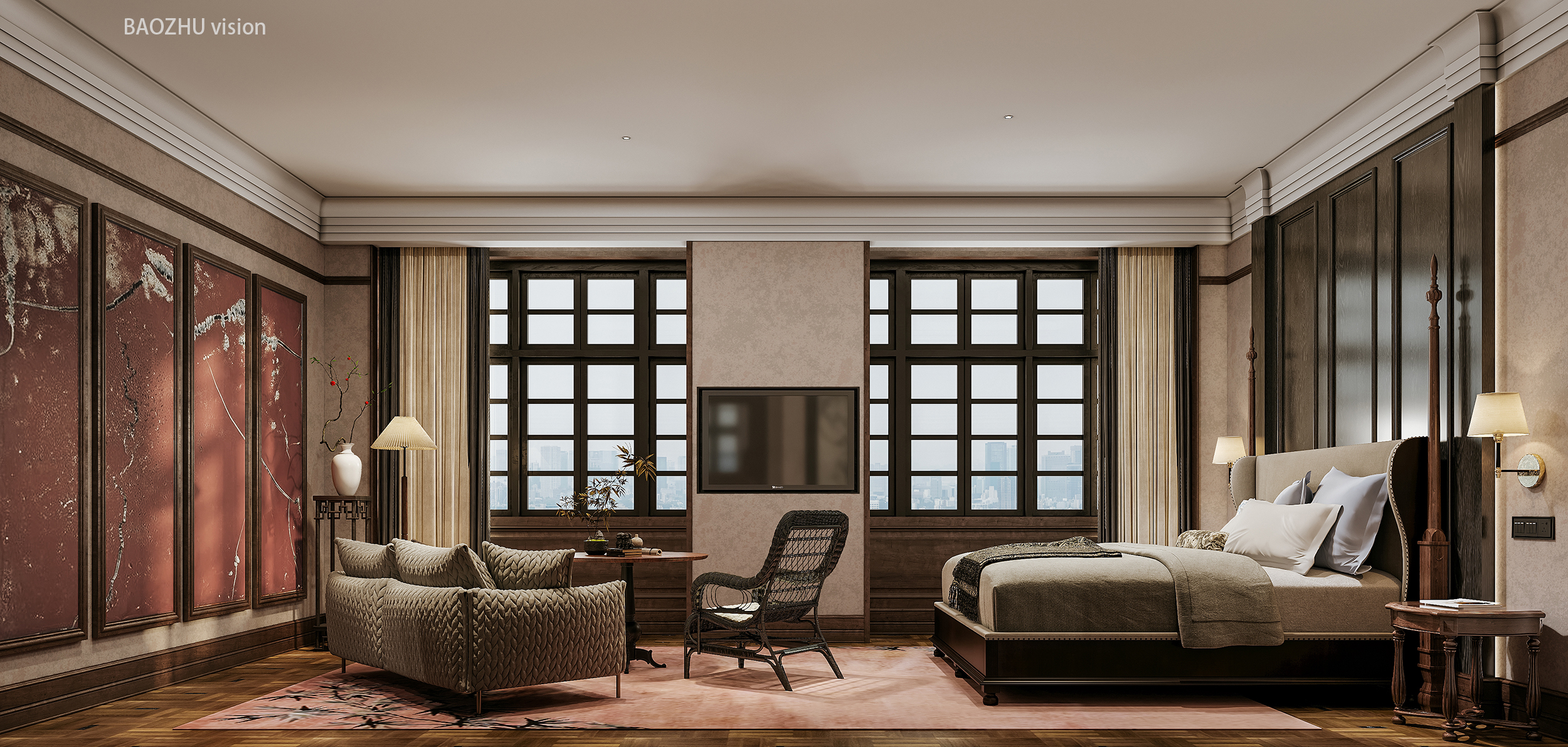 中山府酒店客房效果图方案丨中国中山-35