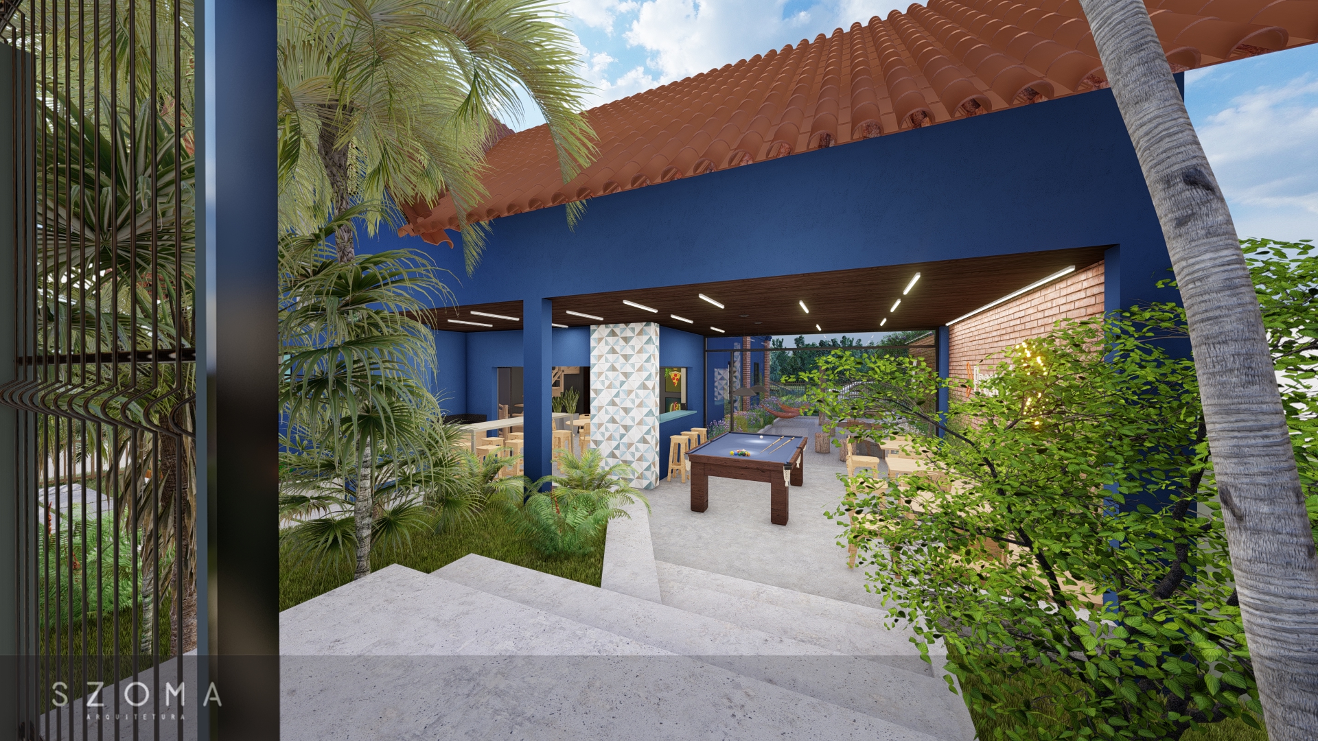 PST - área lazer corporativa | lounge space-5