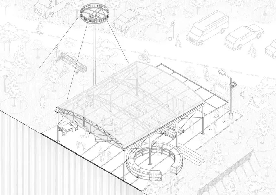 几样工作室｜少即是足——2024滇池风土艺术季入口“大棚”-164