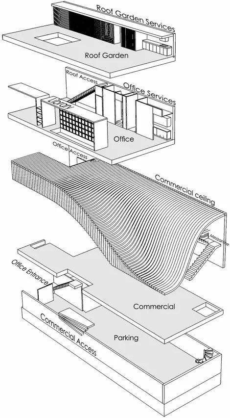 德黑兰“垂直街道”建筑，室内外互动新体验-53