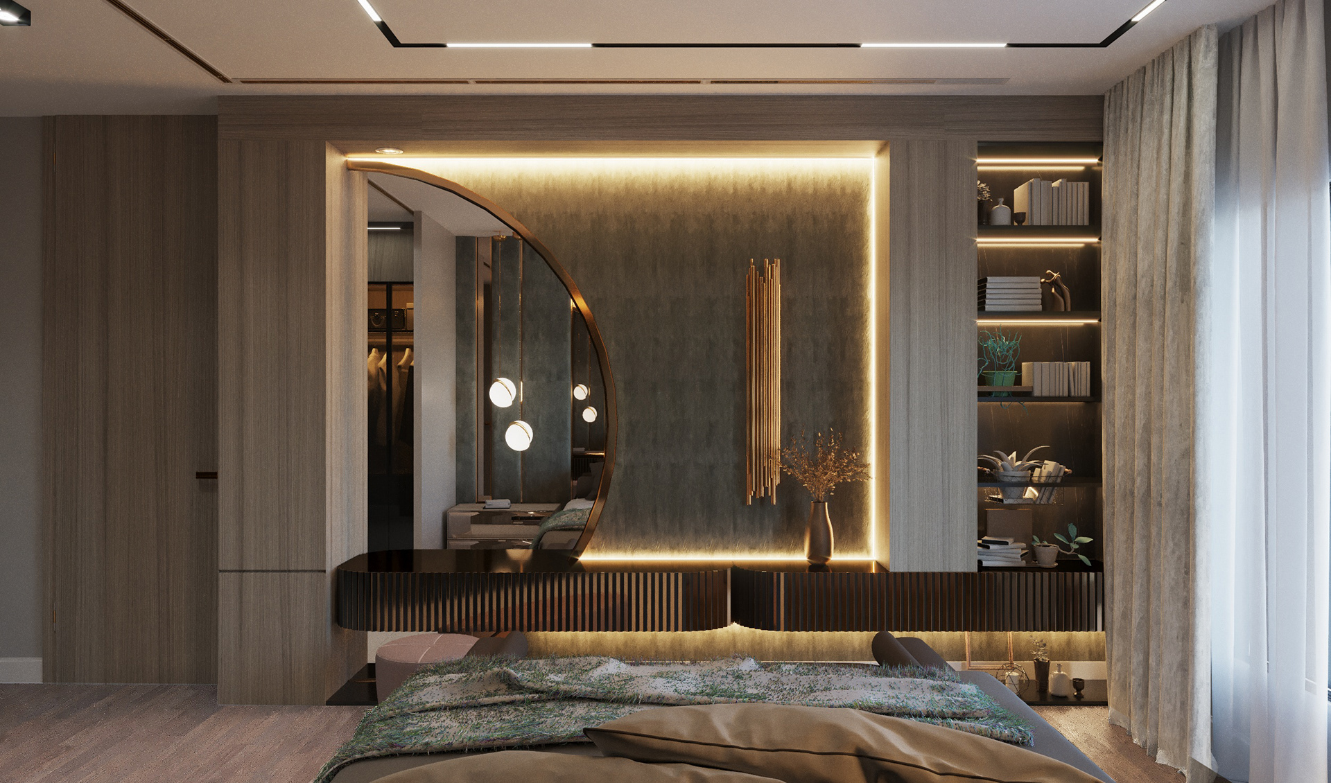 米维达市主卧丨埃及开罗丨Decorous Studio-2