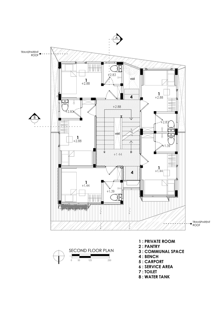 印度尼西亚 Stack By Step Red Zone 宿舍丨Ismail Solehudin Architecture-30