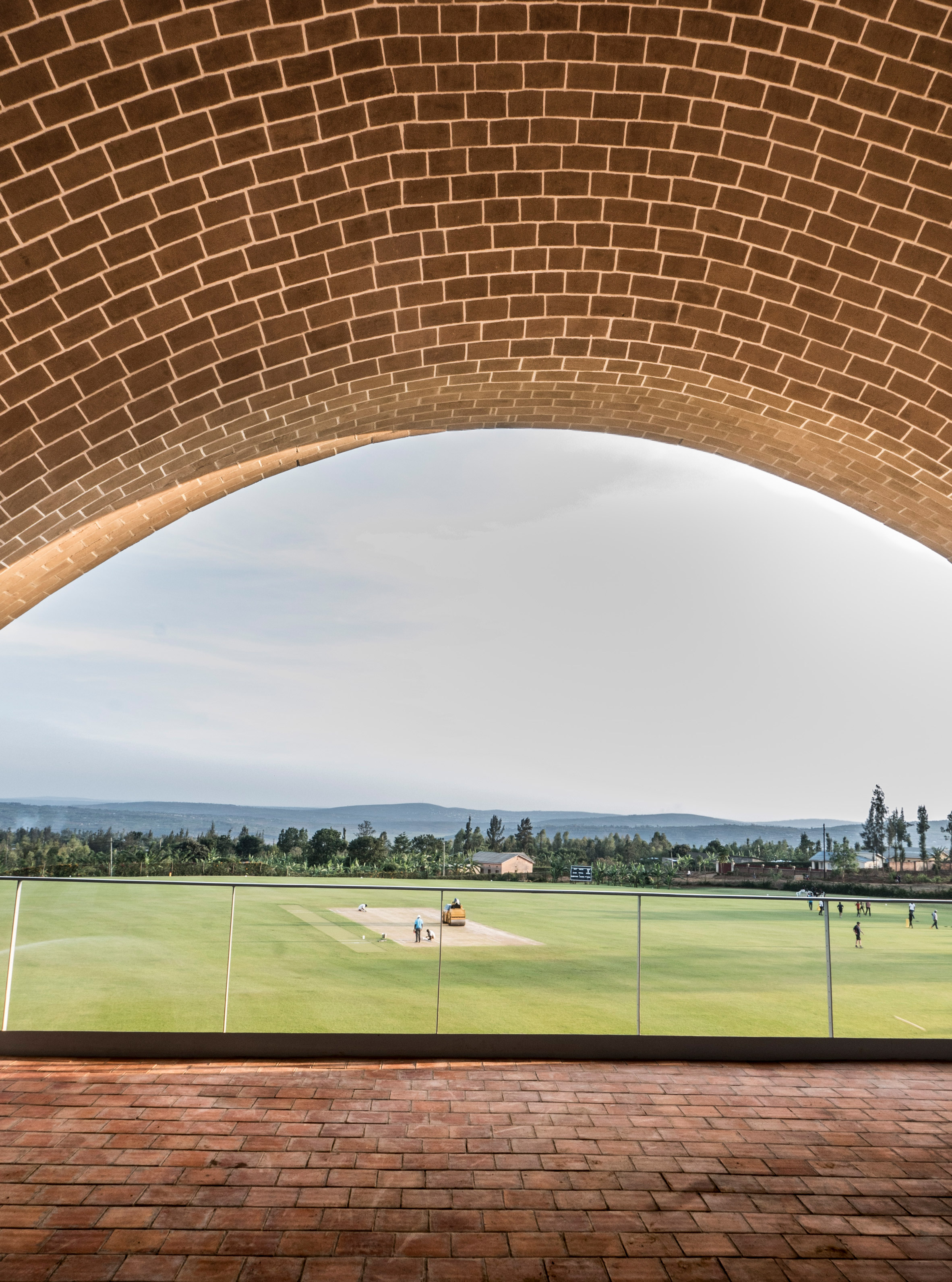 Light Earth Designs creates sustainable cricket pavilion featuring self-supporting parabolic roofs-21