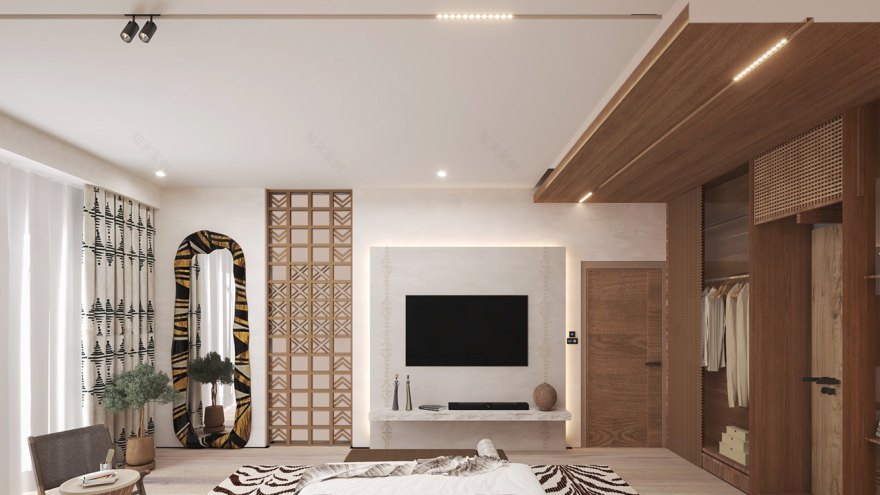 非洲风格5星酒店房间环境设计丨南非开普敦丨Mariem Hossam等团队成员-7