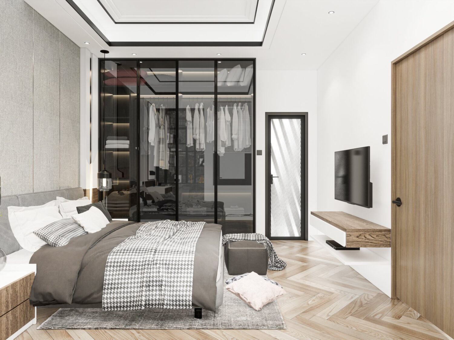 Sketchup卧室室内模型丨Tuan Quang-7