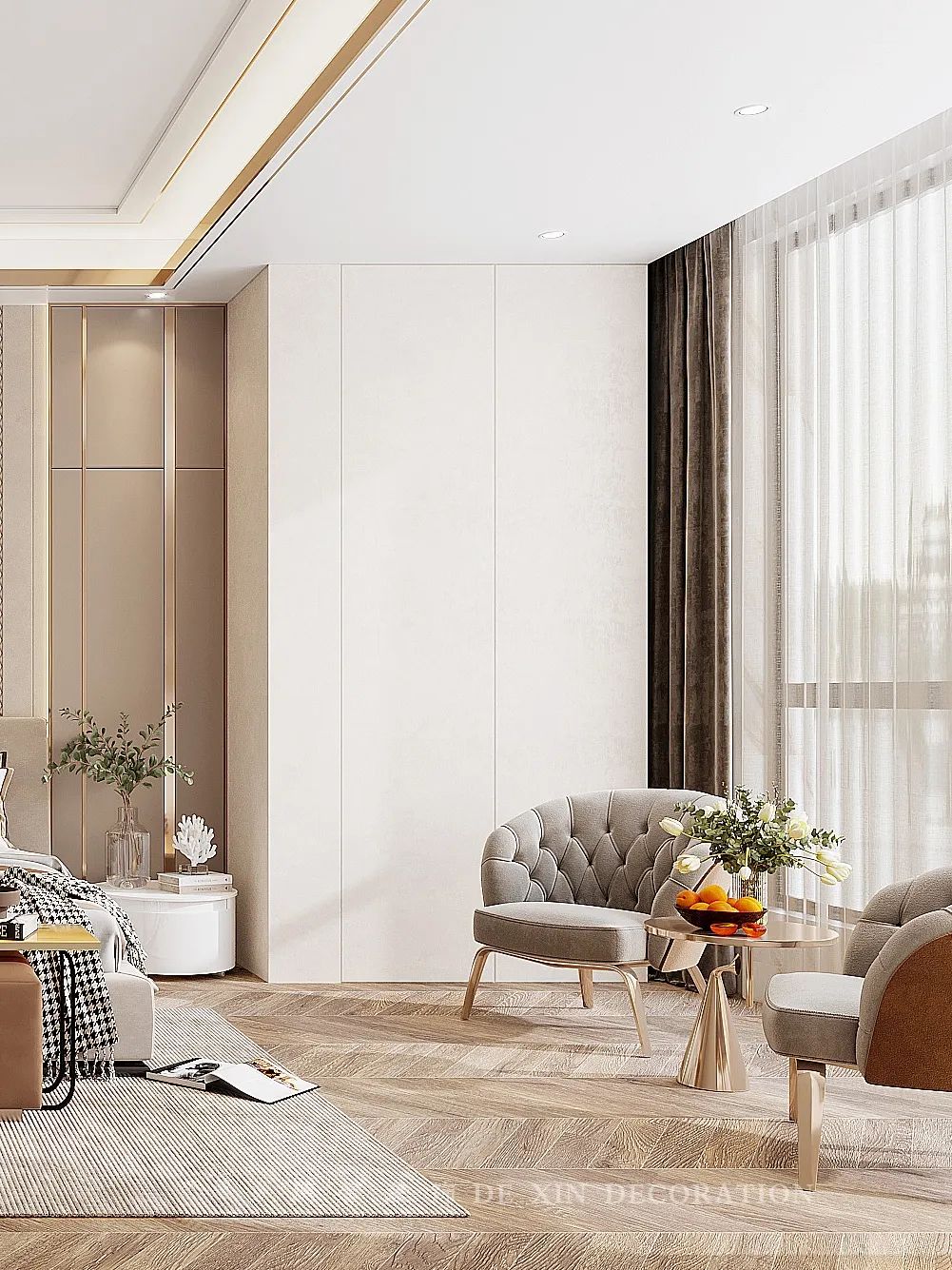 广州中海熙园别墅设计丨中国广州丨德馨装饰-37