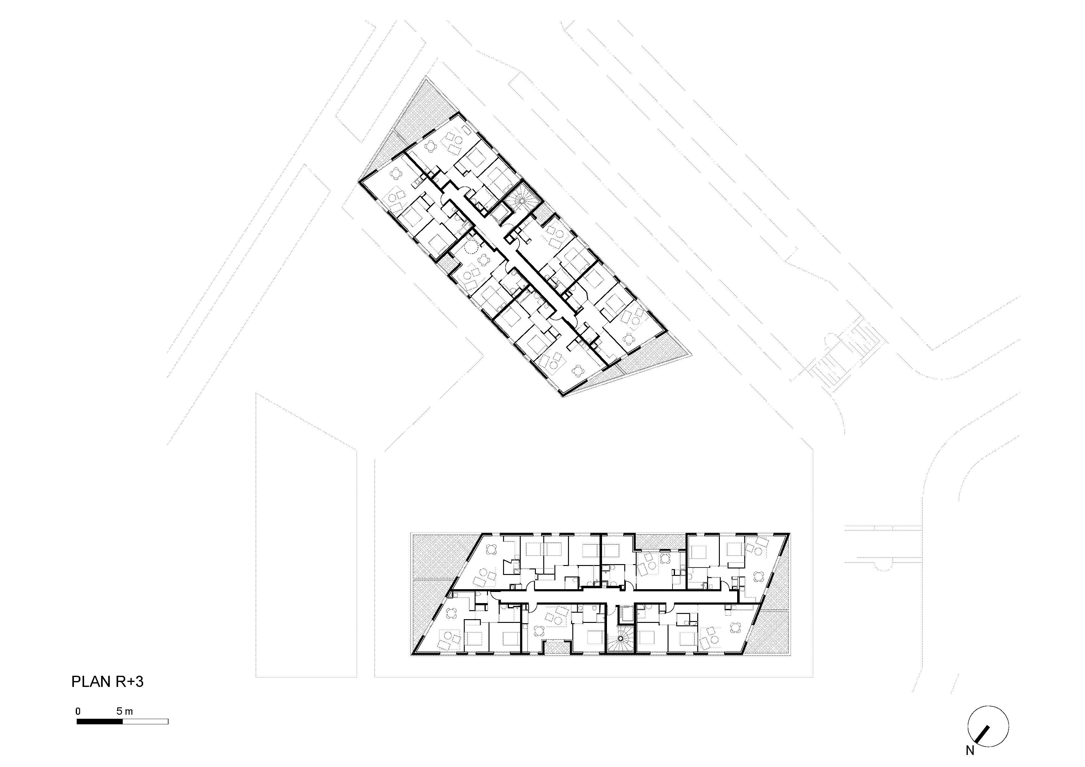 LEquatoriaLogements 公寓建筑——黄金立面与树共生的立体社区-37