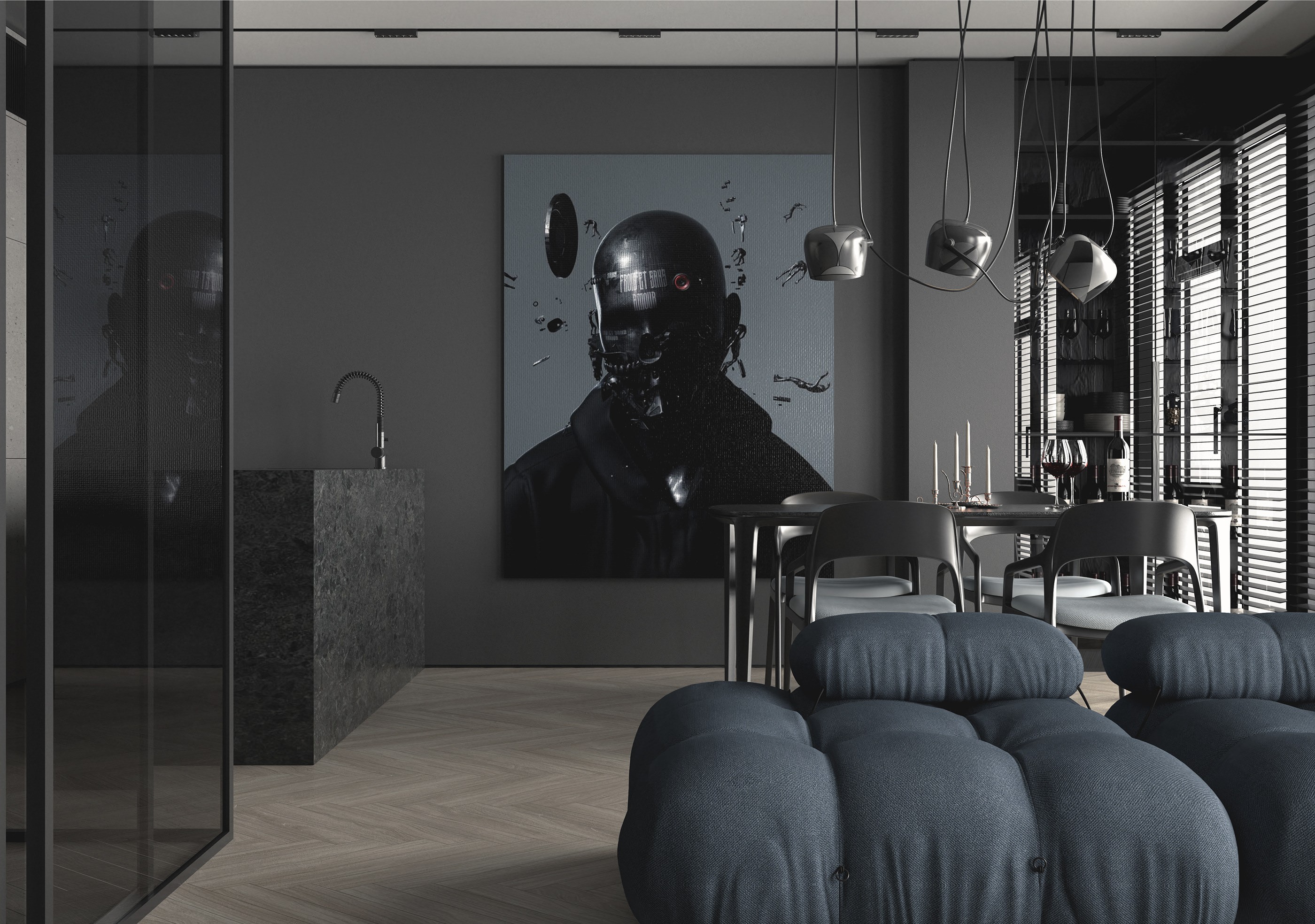 49平 高级灰 小公寓设计！-1