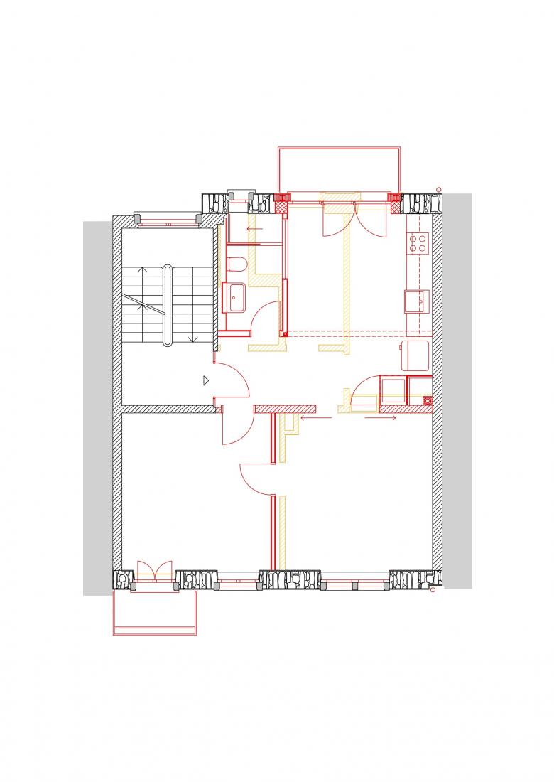 Beat Nievergelt丨Umbau und Aufstockung MFH Zwinglistrasse 18丨瑞士-4