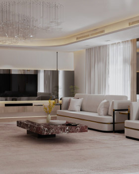 Living room + Dinning room