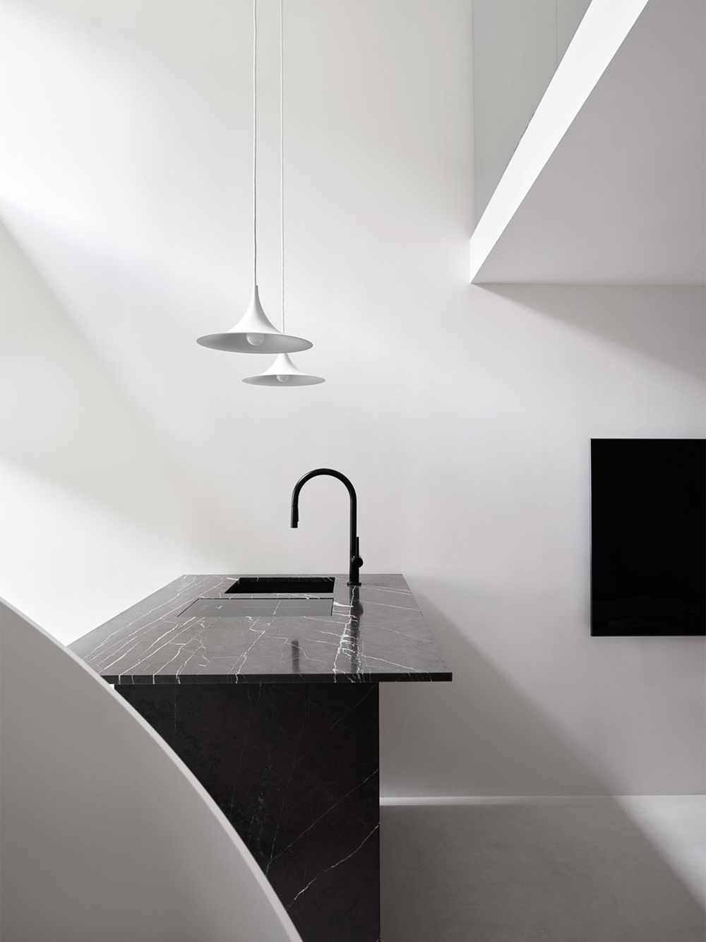 198㎡黑白经典极简的家-14