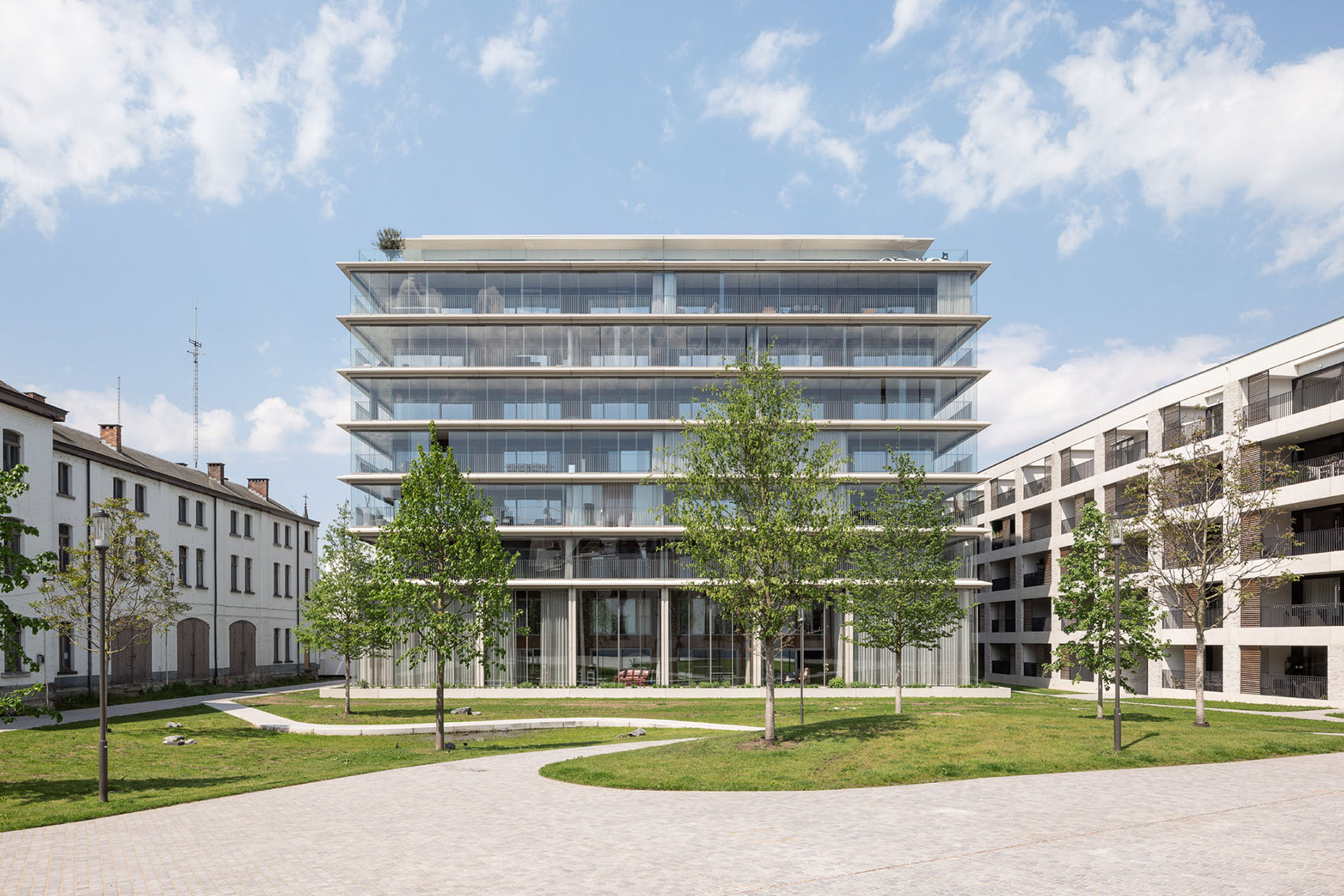 比利时赫肯罗德军营改造公寓楼丨Atelier Kempe Thill-14