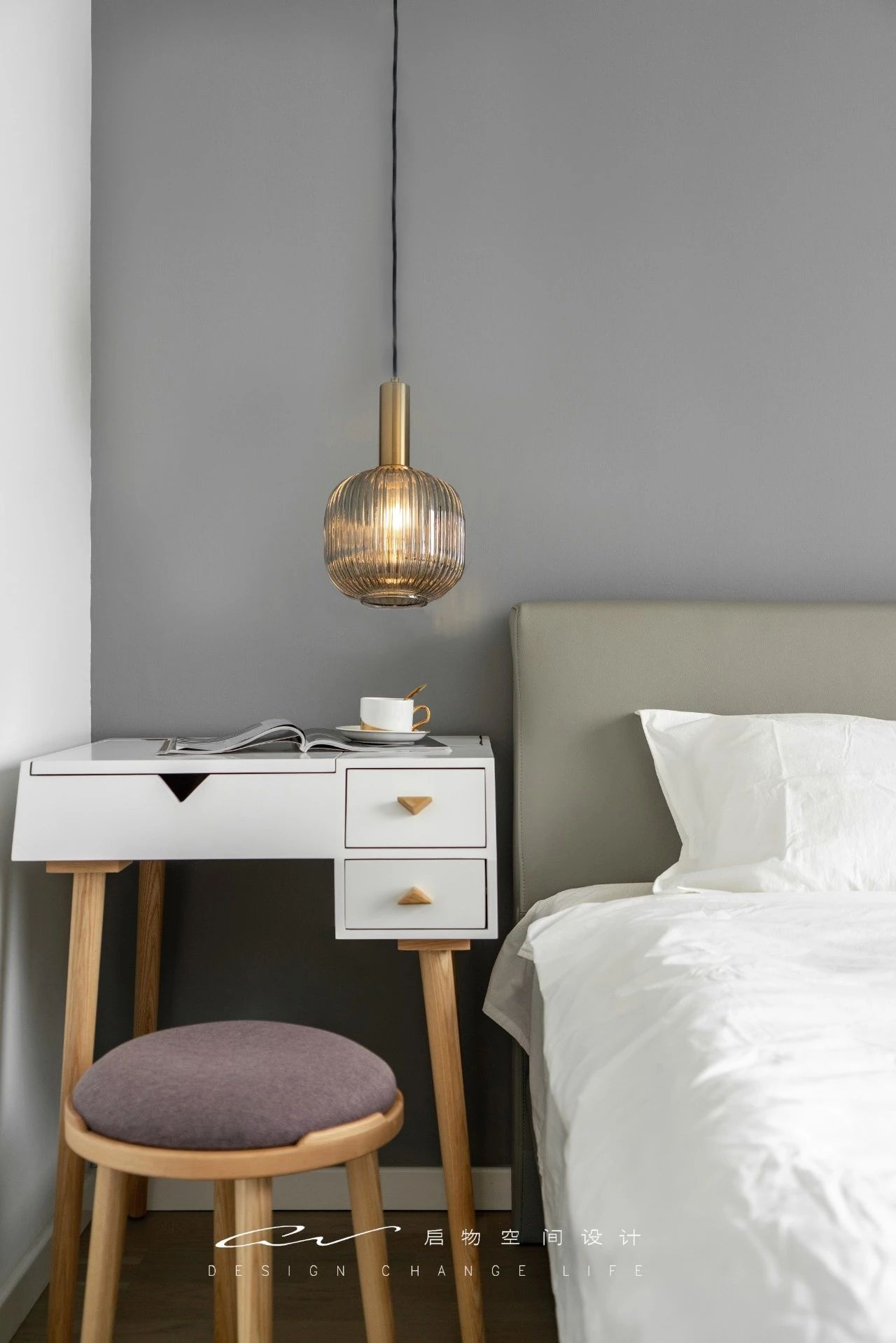 南山 110㎡简约之家,隐藏管线、吧台设计、一墙多用电视墙-56