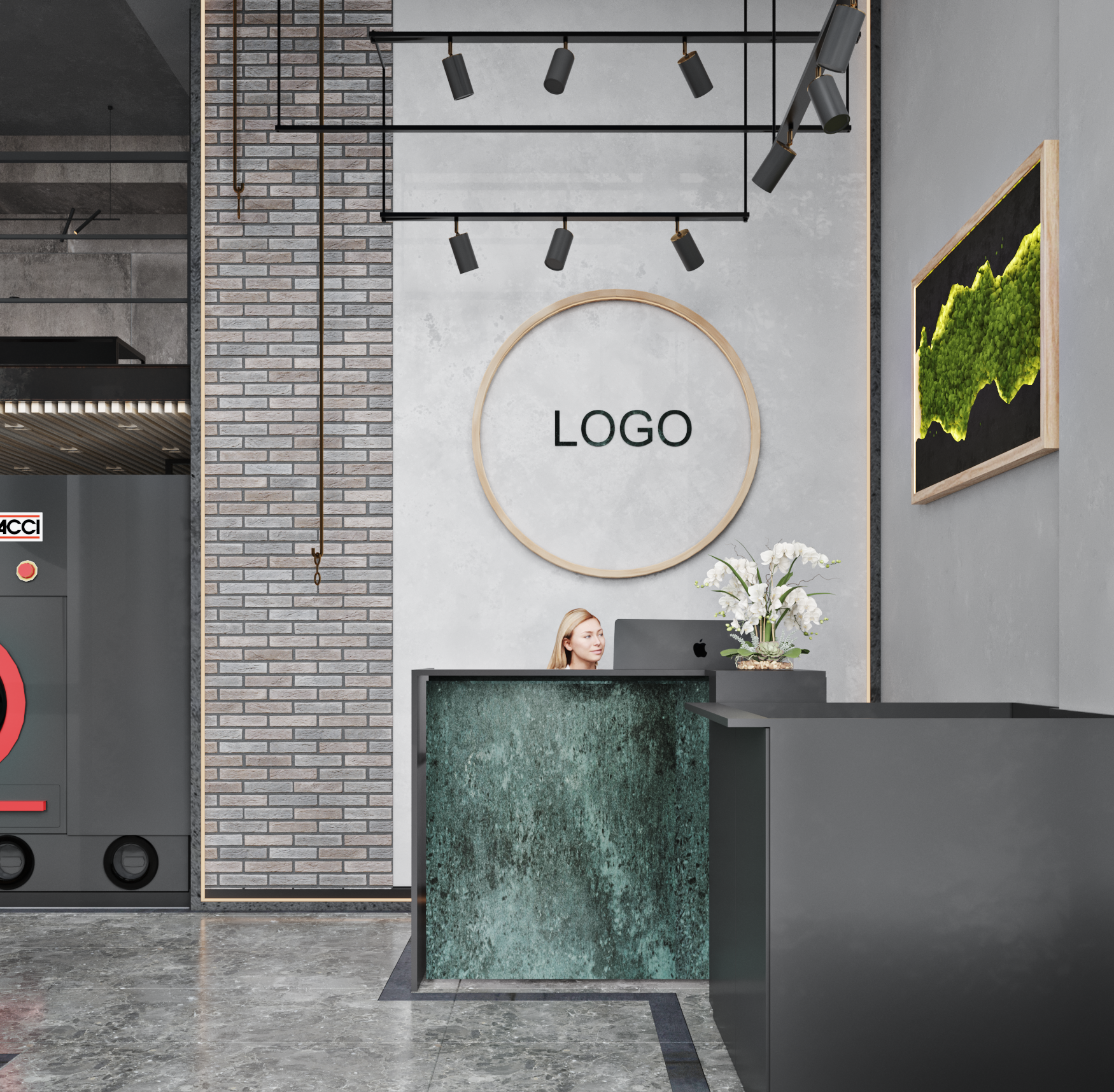 洗衣房室内设计丨Bahija Mustafazade-3