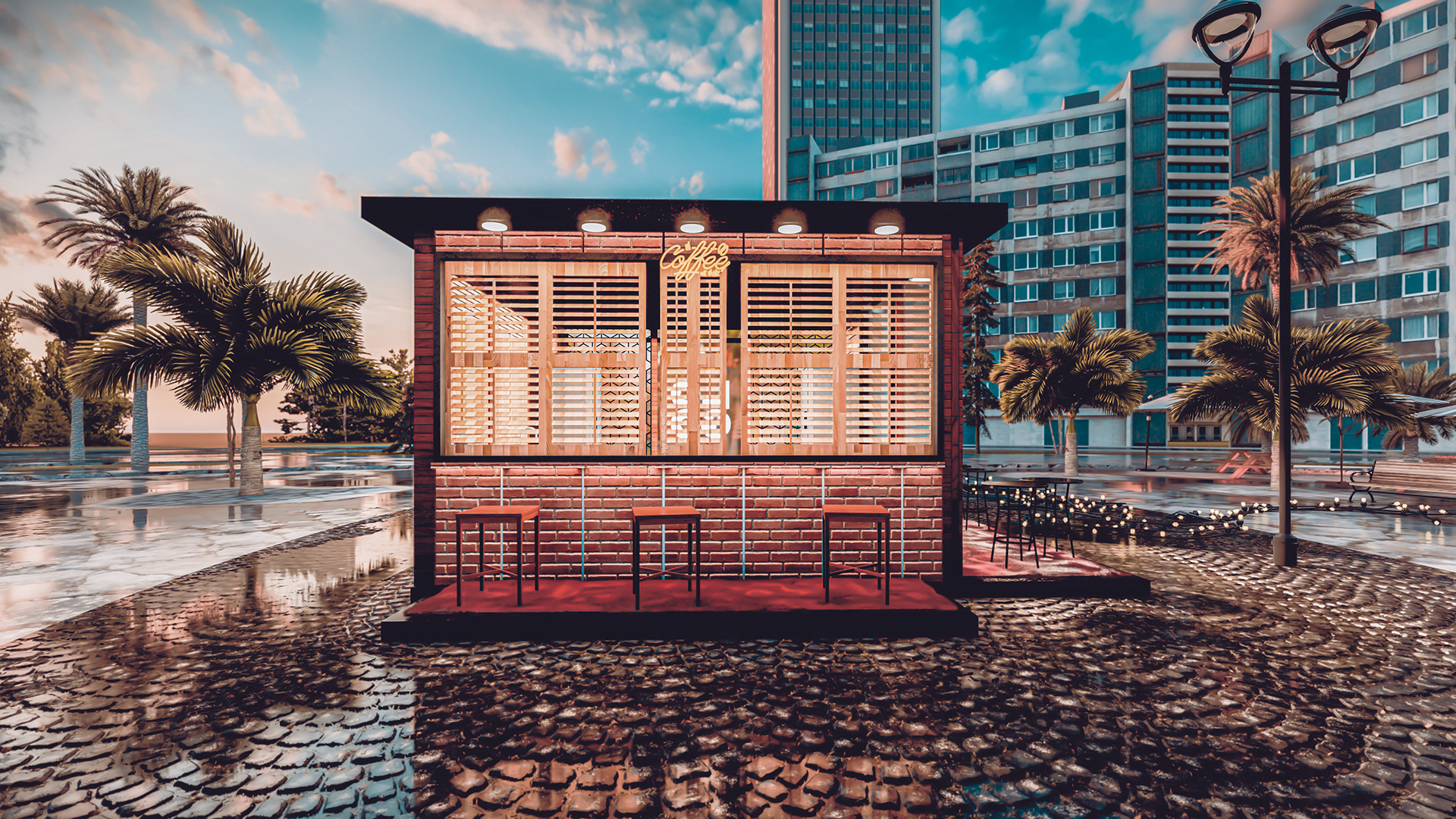 Cityscape Egypt Event | Booth Design, Cafe-10