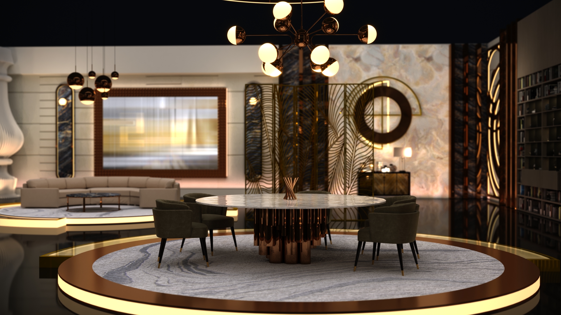 Late Talk TV Show Set Design-5