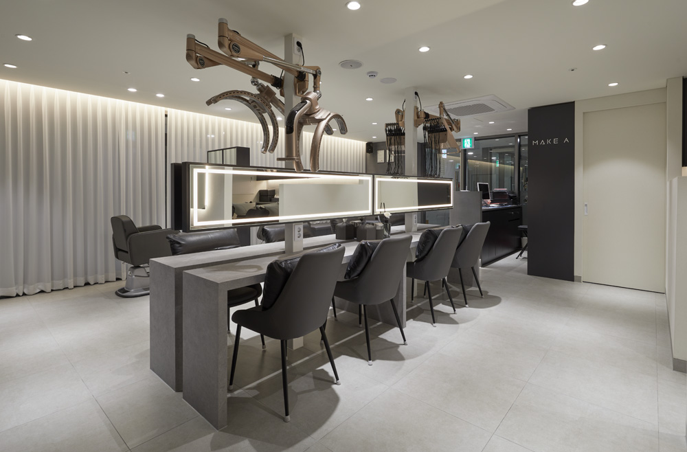 高级灰打造 26 平米奢华美容院-10