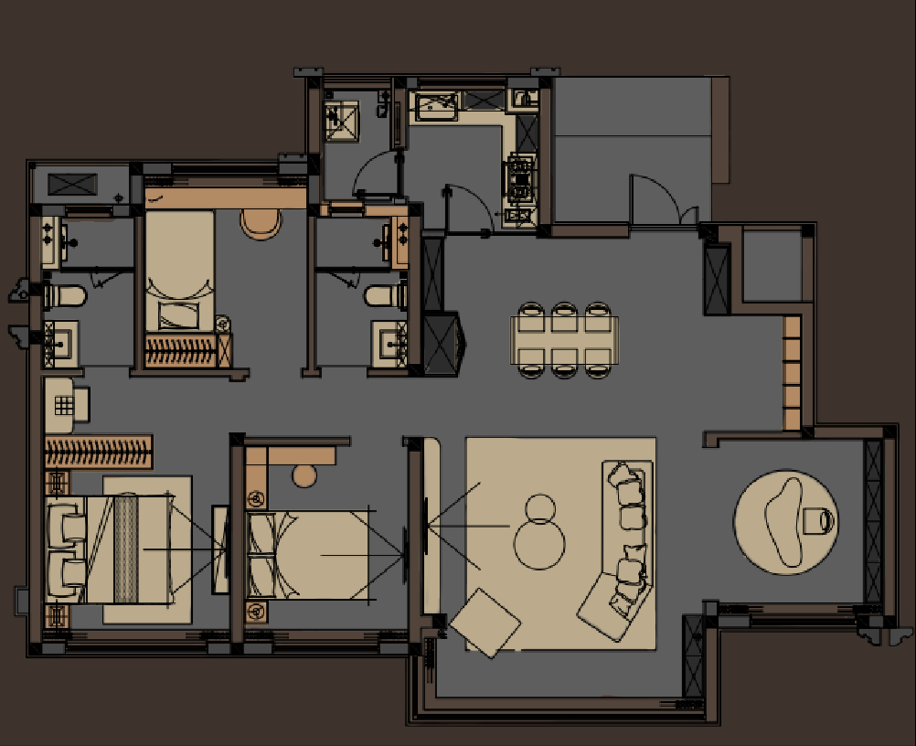 人居国贸·林语上城样板间软装设计丨中国成都丨深圳市伊派室内设计有限公司-39