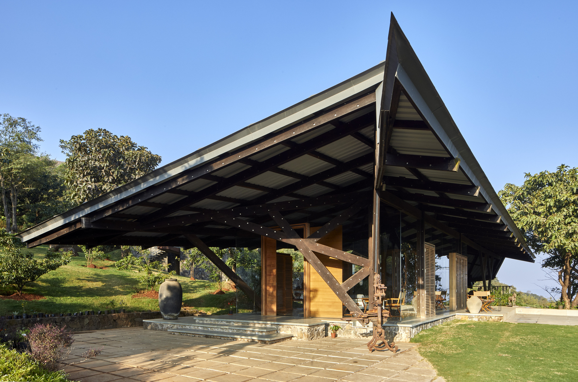 侧面阳台屋丨印度丨Malik Architecture-52