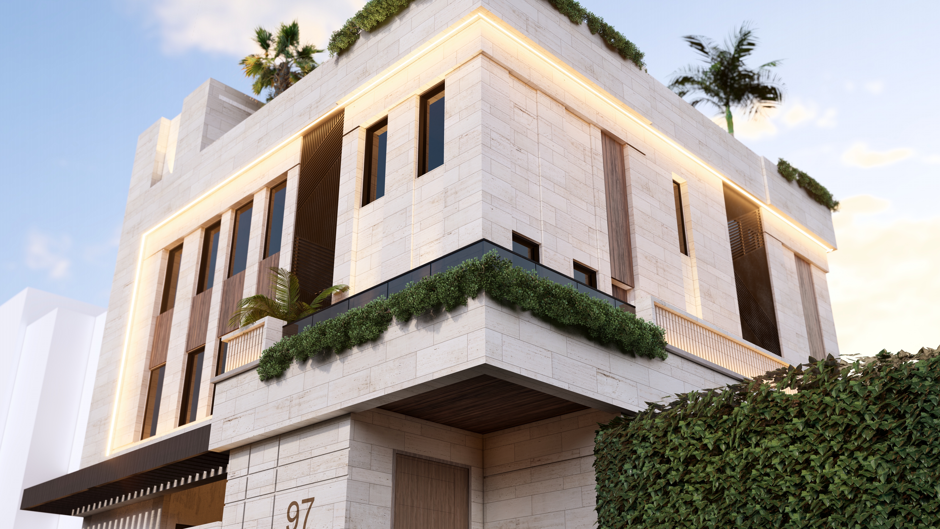 科威特现代当代别墅-46