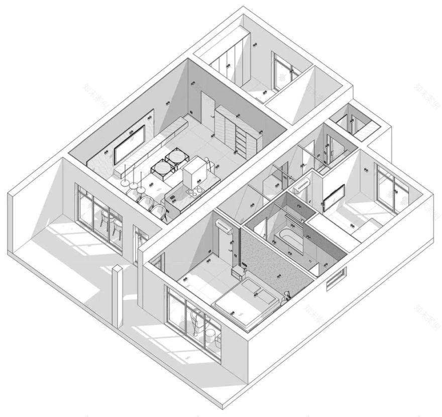 乌克兰极简主义公寓丨MARRA GROUP-3