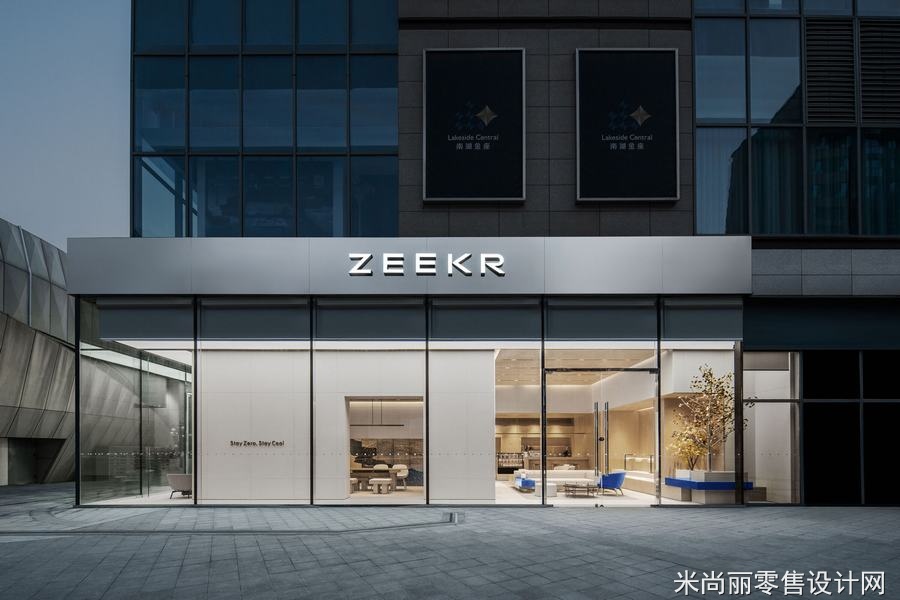 新能源汽车ZEEKR展厅设计,融合古城魅力与现代科技 - 米尚丽零售设计网 MISUNLY- 美好品牌店铺空间发现者-1