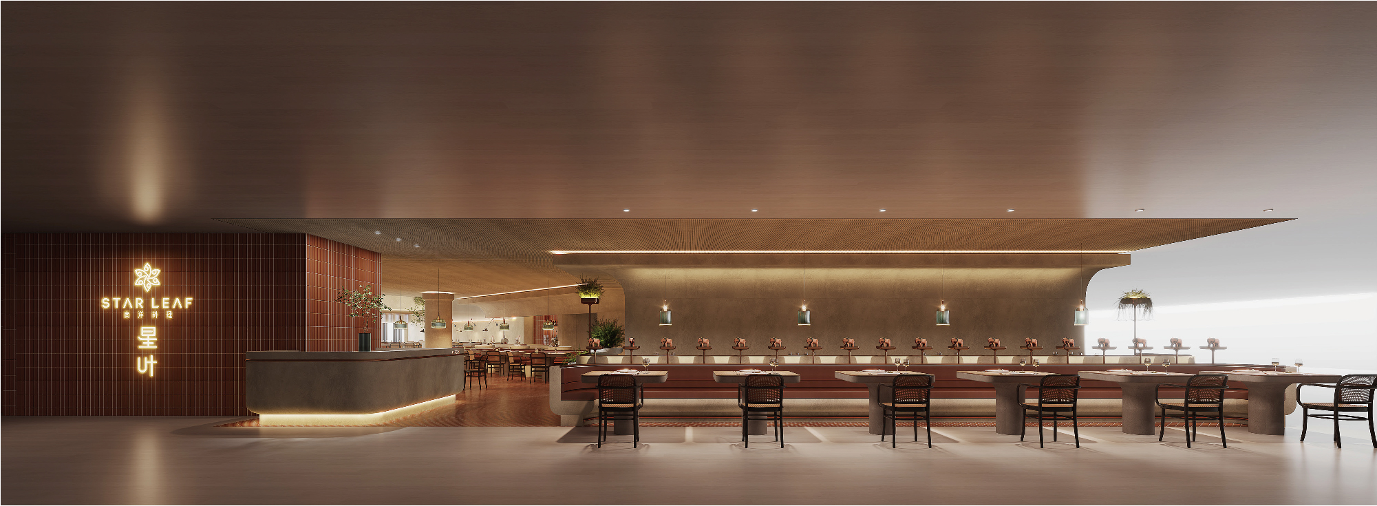 南洋融合菜餐厅设计-2