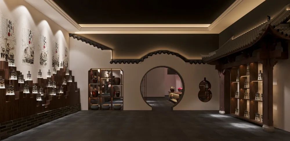 婺源红老酒文化展厅,美酒与徽式文化的完美融合-73