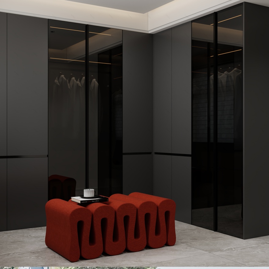 《星汇云城·墨白序曲》极简现代整装设计丨中国广州丨广州市至雅设计装饰工程有限公司-62