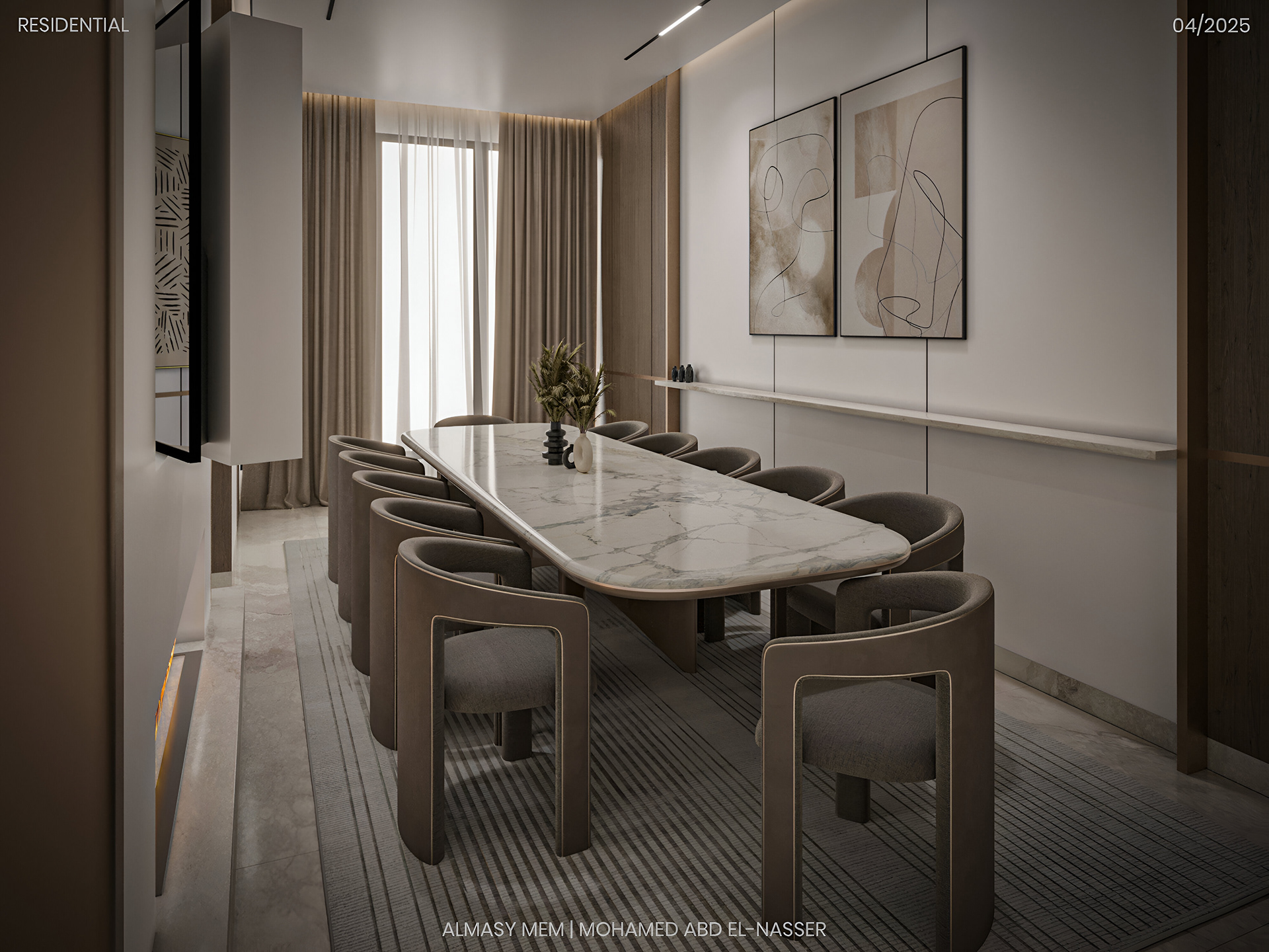 Women Majlis & Dining设计丨沙特阿拉伯-10