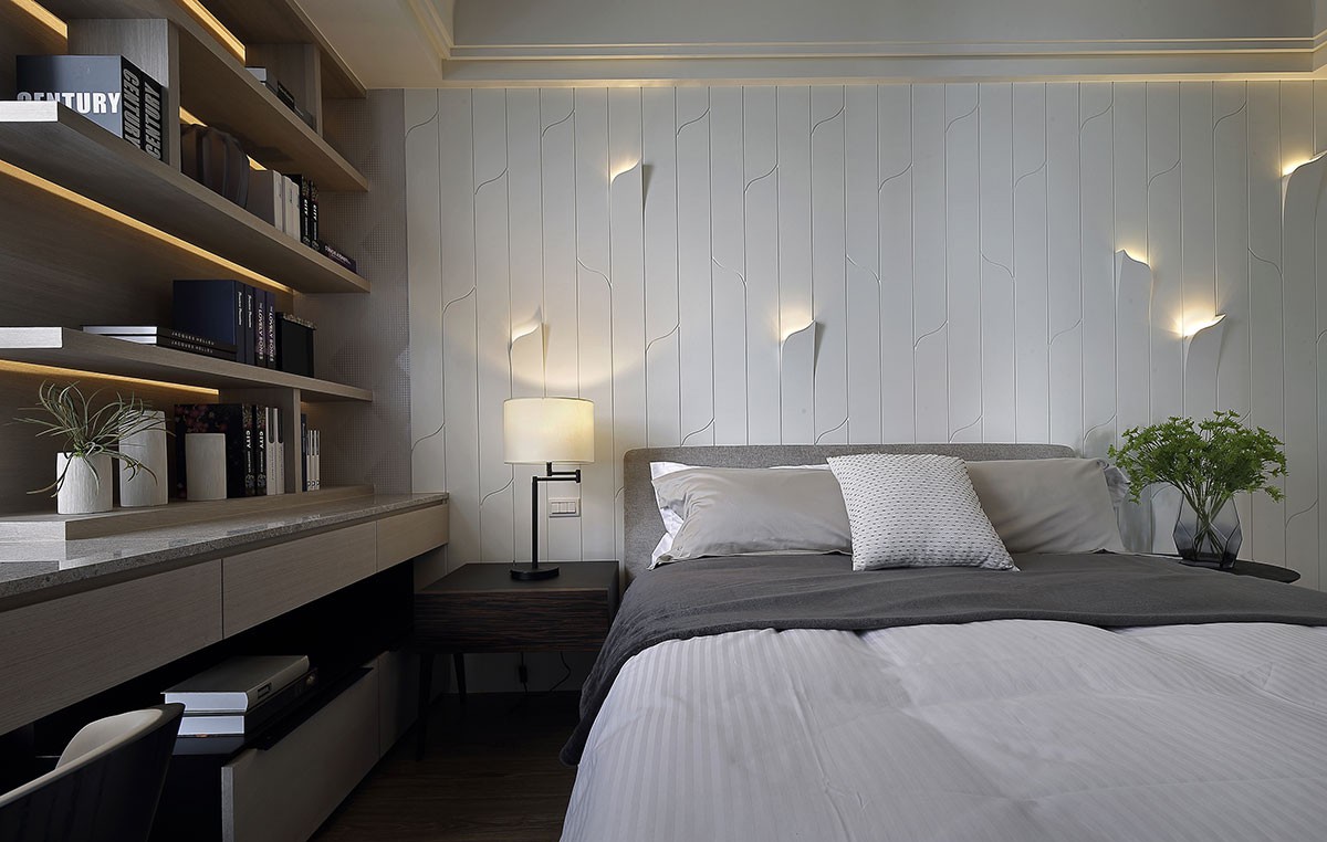 “隐藏”与“探知”——现代简约住宅  张清平-12