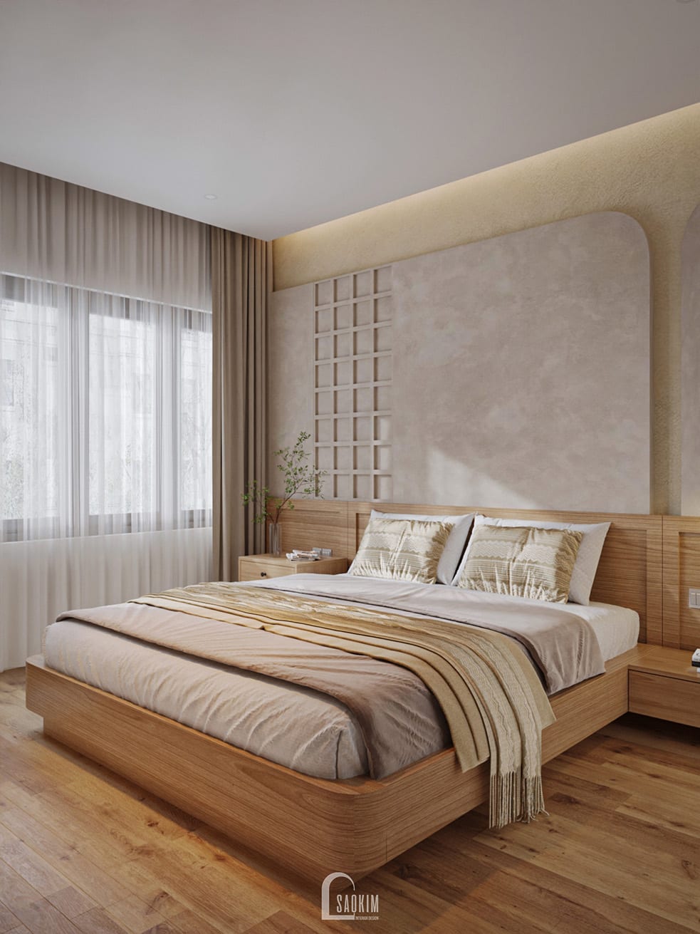 50m² 5 层Japandi风格联排别墅设计丨越南河内-18