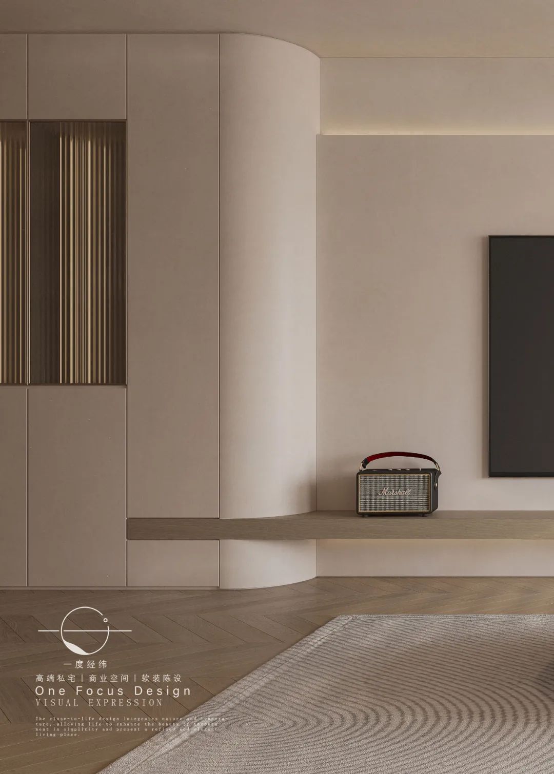 温馨奶油色,独特设计的广州家庭住宅丨中国广州丨一度经纬-23