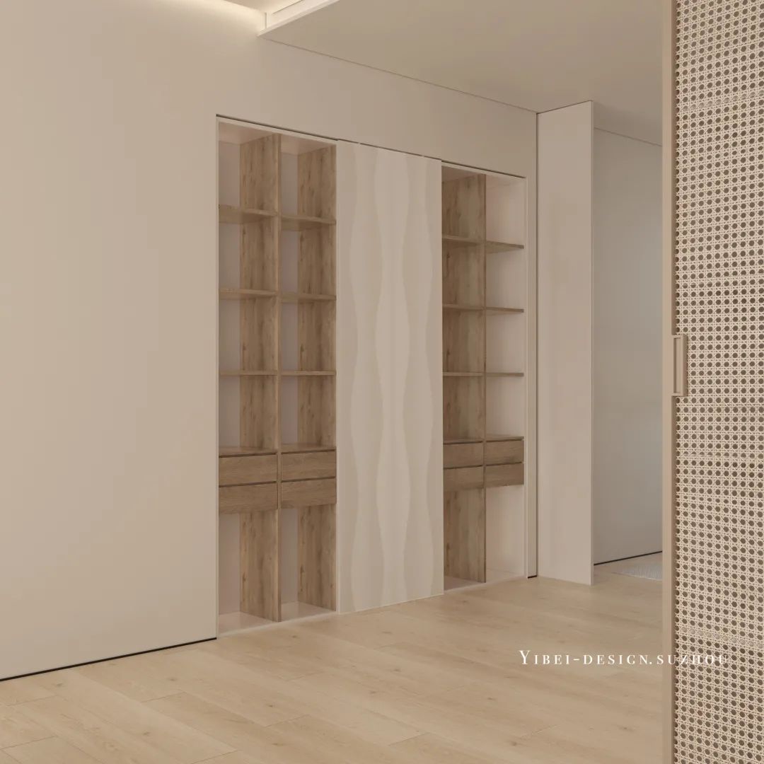 奶油极简,温馨家居的时尚表达丨中国苏州丨YIBEI DESIGN-24