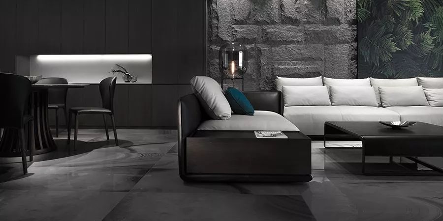 质感源·C 宅 | 黑色神秘魅力的戏剧性空间-18