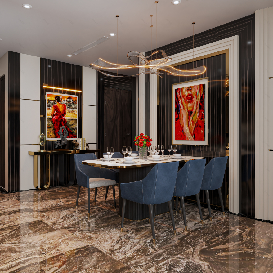 MsD Landmark Onsen I LUXURY 公寓设计丨Dương Bằng,Hữu Khởi 和 Kailuxe 团队-8