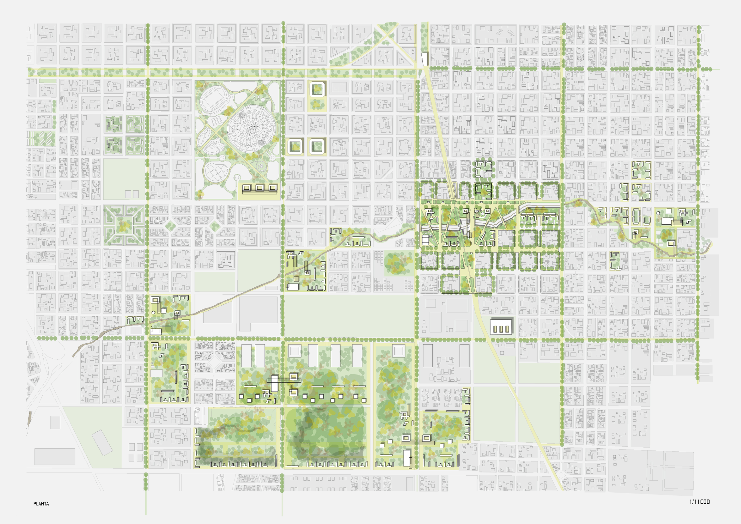 Plan Maestro para el Cuadrante Oeste 城市规划-33