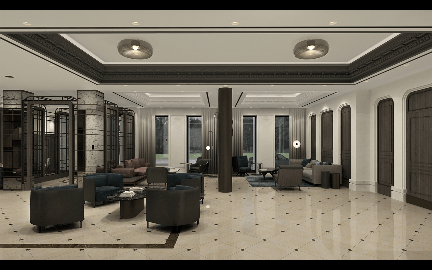 希尔顿新莫斯科夫斯卡娅酒店丨乌克兰丨pave & metex-12