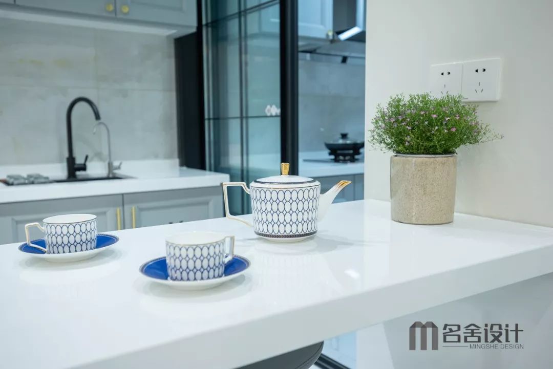 誉珑湖滨 196 平美式简约设计 | 蒙娜丽莎的早餐-10