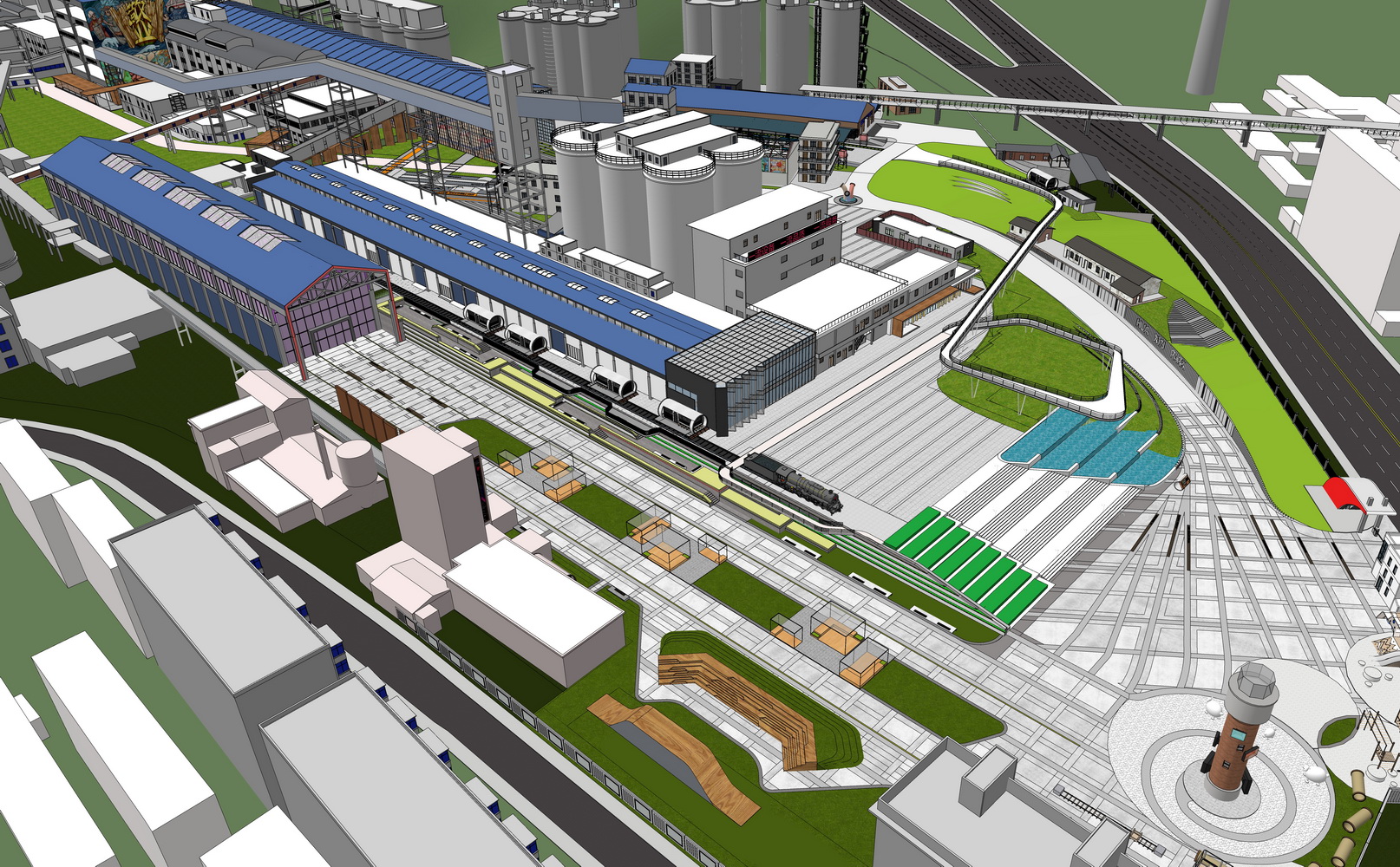 华新水泥厂厂房改造-3