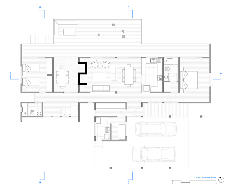 湖畔静谧之家 | 智利巴塔哥尼亚森林与湖泊的完美融合-1
