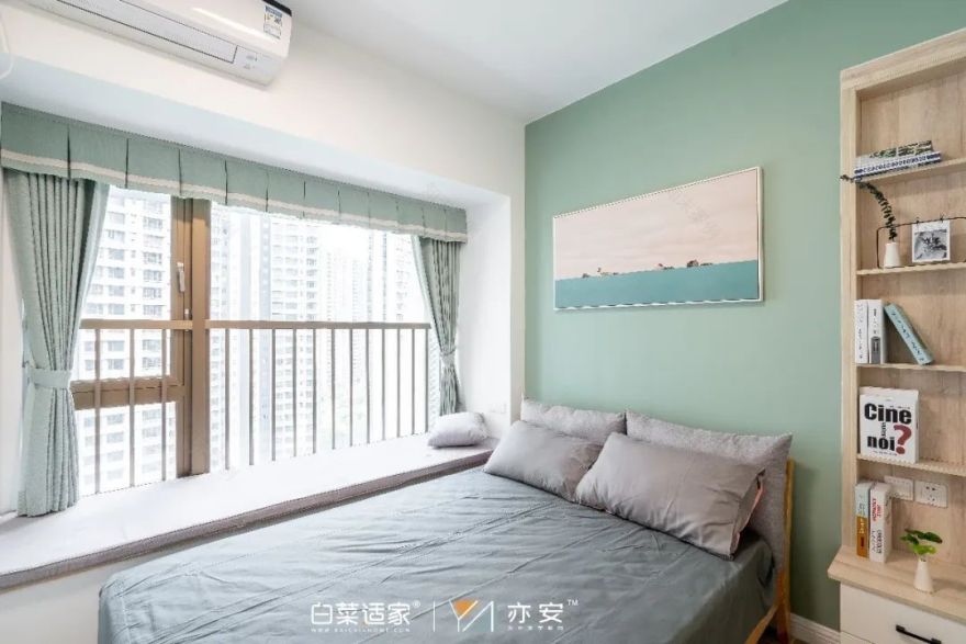 华发国际海岸 95 平三房两卫清新简约设计-53