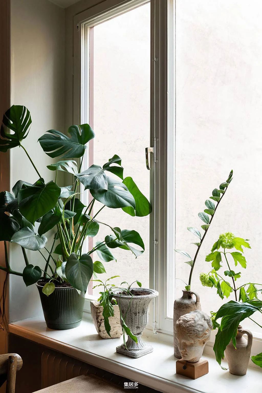 绿色调斯堪的纳维亚时尚公寓：舒适与复古的完美结合（45平方米）-30